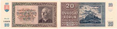 20 Koruna 1939