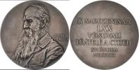 Josef Hlávka - AR medaile na 70.narozeniny 15.2.1901