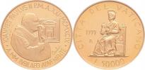 50.000 Lira 1999 R - svatý Petr na trůnu