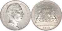 2 Tolar (3-1/2 Gulden) 1856 - dva gryfové nesoucí erb      KM 837