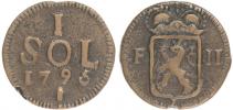 Cu Sol 1795 - ražba pro obležené město Lucemburk