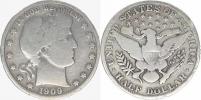 1/2 Dollar 1909