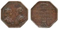 Nesign. - medaile na propůjčení místodržitelství v Brabantsku v r.1786