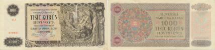 1000 Ks 1940  sér. 4 L 3         2x SPECIMEN       Baj. 51_nep. hněd. skvr.