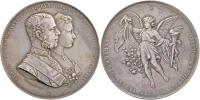 Tautenhayn - AR medaile na památku sňatku 10.V.1881 -