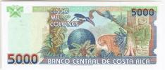 Kostarika, 5000 Colones 14.9.2005