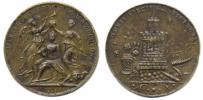 Medaile na českou korunovaci v Praze 12.5.1743