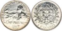 1 Escudo 1910 - Ustanovení Republiky 5.X. 1910        KM 560    A