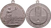 Schwerdtner - cínová medaile na 1100 let města 1899 -