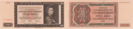 500 Koruna 1942 - 2.vyd.- sér. Ia