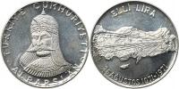 50 Lira 1971 - 900. výr.bitvy u Malazgirtu      KM 900    Ag 830