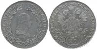 20 Krejcar 1806 B - s oběma tituly