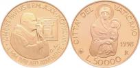 50.000 Lira 1998 R - Panna Marie s Ježíškem
