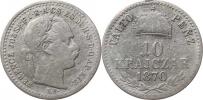 10 kr. 1870 KB (2x)         "R"       2 ks