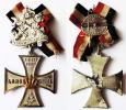 "Deutscher Kriegerbund" s korunou na kříži