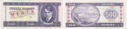 500 Forint 1975 - MINTA (bankovní vzor)