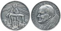 Šaštín - Medaile na návštěvu papeže Jana Pavla II. v Československu 1990. A: Šaštínská pieta