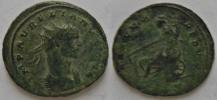 AE Antoninianus - R: Fortuna sedící na kole