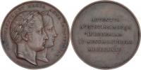 Lerchenau - AE medaile na návštěvu v Čechách 1835 -
