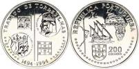 200 Escudos 1994 - 500. výr. smlouvy z Tordesillas       KM 671a