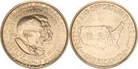 1/2 Dollar 1952 - T.Washington +G.Washington KM 200