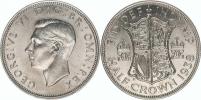 1/2 Crown 1938 KG         KM 856      Ag 500  14