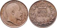 6 Pence 1908
