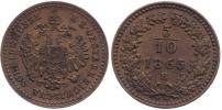 5/10 Grajciar 1865