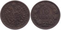 5/10 Grajciar 1891