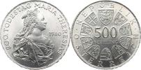 500 Schilling 1980 - 200. výročí úmrtí Marie Terezie      KM 2949