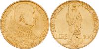 100 Lira 1929 - VIII.rok pontifikátu
