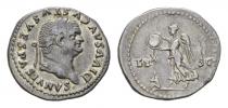 Divus Vespasianus. Denarius  circa 80-81