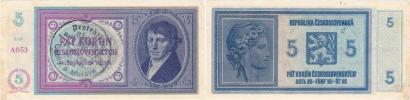 5 Koruna b.l.-stroj.r.