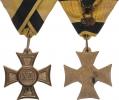 Vojenský služební kříž pro poddůstojníky za "XII" let služby vydání 1867 - 1890      Marko. 374a;   VM II-8/C-1867