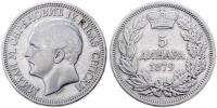 5 Dinar 1879