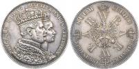 Tolar spolkový 1861 A - korunovační         KM 488