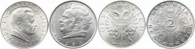 2 Schilling 1928 - Schubert          KM 2843