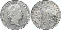 20 kr. 1843 A         "R"