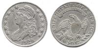 1/2 Dolar (50 C.) 1828 - hlava Liberty