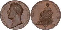 Lange - AE portrétní medaile 1842 - poprsí zleva