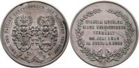 AR svatební medaile 25.6.1910 - dva znaky
