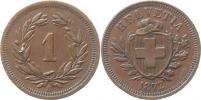 1 Rappen 1875 B          "R"