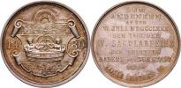 AR medaile na 400.výročí založení lázní 1480/1880 -