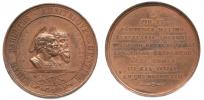 Nesign. - medaile na 1800 let mučednické smrti Petra a Pavla 1867