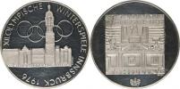 100 Schilling b.l.(1974) minc. Hall - OH Insbruck 1976