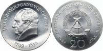 20 M 1969 - Johann Wolfgang von Goethe          KM 25   "RR"