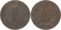 1 Pfennig 1949 J - Bank Deutscher Länder       KM A101