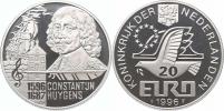 20 Euro 1996 - Constantijn Huiygens      KM 128   Ag 800  15 g