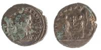Aurelianus 270-275 antoninian R:stojící císař a Roma