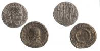 Constantinus II.337-340 AE3 R:dva vojáci,věnec VOT.X. 2Ks